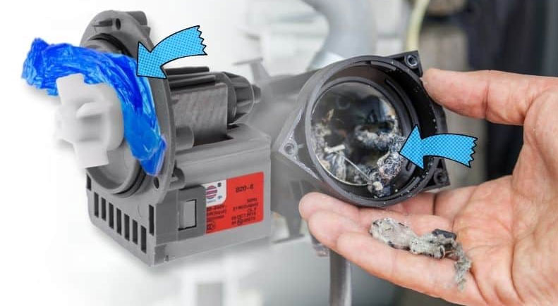 Washing machine on sale water pump problems