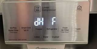 Error code on the display