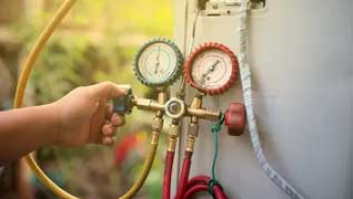 Complete system pressure and cooling efficiency test