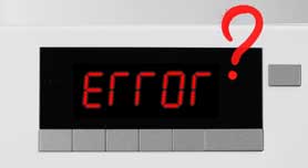 Error Codes & Display Issues