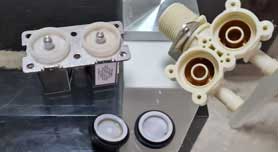 Faulty inlet valve or drain pump