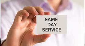 Same-Day Service Guarantee
