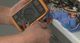 Water inlet valve check