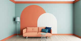 Interior wall painting