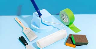 our painters bring materials