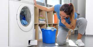 Water leakage from the machine